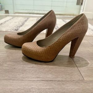 Loeffler Randall Snakeskin Heels